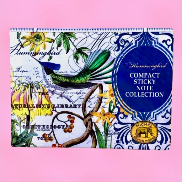 Hummingbird Compact Sticky Notes + Sticky Flags + Memo Pad Michel Design Works - Picture 2 of 10